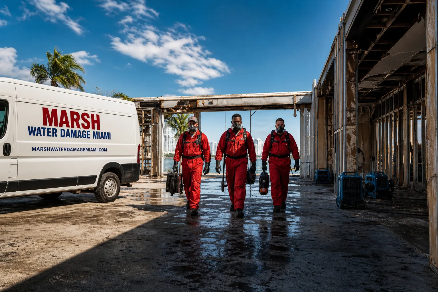 Marsh Water Damage Miami damage restoration team